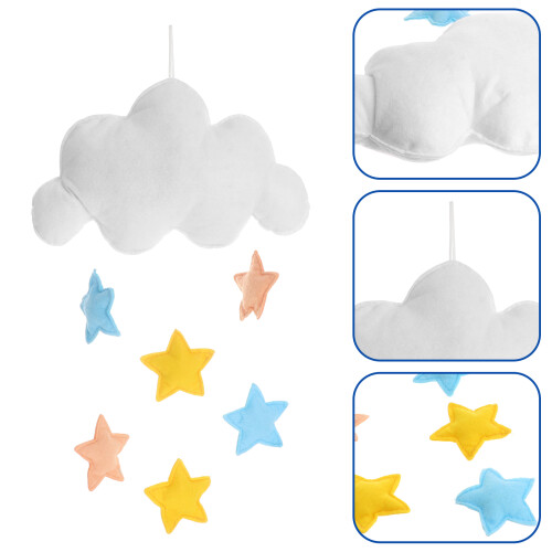 Cloud Regndrop Hängande För Barnrum Bebisparty 2