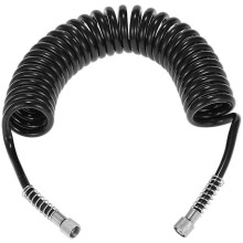 (As show, One size) Pu Spring Airbrush Air Hose, with Standard 1/8" Fittings, 3M(10')