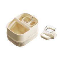 Bird Potty Trainer Perch With Feeding Station Toilet-Style2