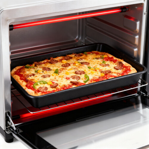 Rustproof Aluminum Pizza Pan For Detroiter Style 5cm Depth-12X8 1