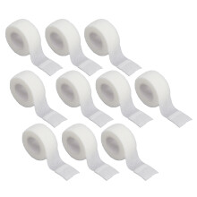 (White) 10x 1"x2Yd Selbstklebende Elastische Bandage Schwarz