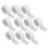 (White) 10x 1"x2Yd Selbstklebende Elastische Bandage Schwarz 1