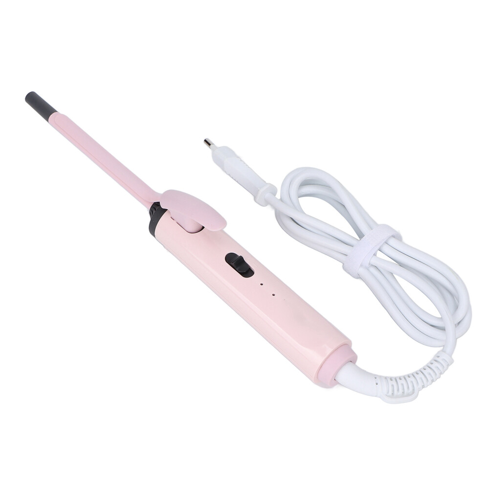 (Prise EU) Hair Curler Fine Root 9mm Constant Temp 360 Rotation 100-240V UK Plug