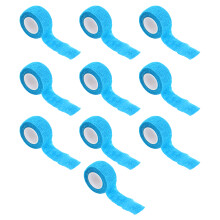 (Light Blue) 10x Selbstklebende Fingerbandage Schutz 2,5x200cm Blau