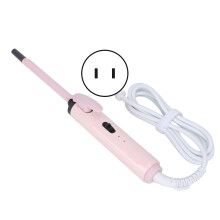 (Prise US) Haarlockenstab, 9mm, konstante Temp., 360-Drehung, UK-Stecker