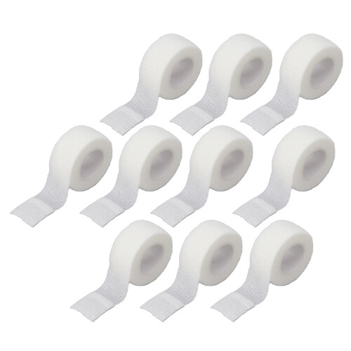 (White) 10x 1"x2Yd Selbstklebende Elastische Bandage Schwarz 1