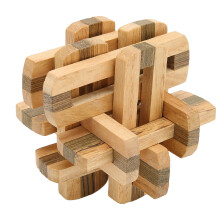 Holz-Zwischenpuzzle Doppel-Farben-Gehirnjogging für Senioren