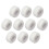 (White) 10x 1"x2Yd Selbstklebende Elastische Bandage Schwarz 4