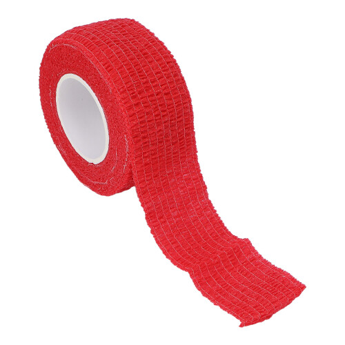 (Red) 10 Rotoli Benda Autoadesiva 2.5x200cm Rossa