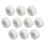 (White) 10x 1"x2Yd Selbstklebende Elastische Bandage Schwarz 3