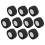 (Black) 10x 1"x2Yd Selbstklebende Elastische Bandage Schwarz 3
