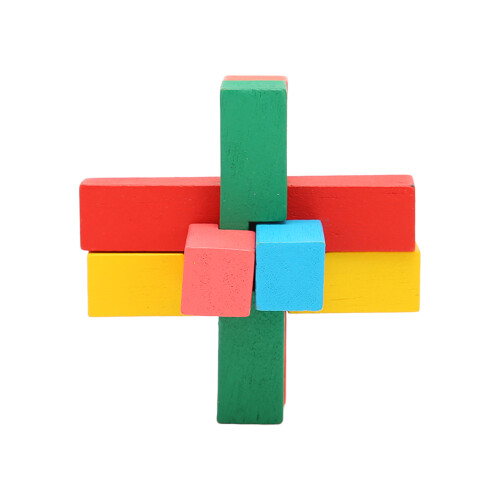 Holz-Brainteaser 6-in-1 Puzzle für Erwachsene 2