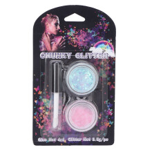 Glitzer-Farb-Body-Paint-Tattoos für Cosplay-Make-up