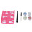 Glitter-Kit 4 Farben Körper-Make-up DIY Party 3