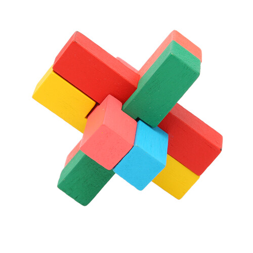 Holz-Brainteaser 6-in-1 Puzzle für Erwachsene 1