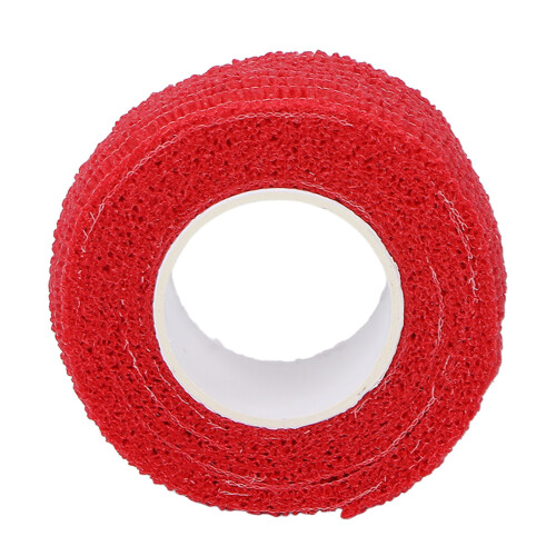 (Red) 10 Rotoli Benda Autoadesiva 2.5x200cm Rossa 2