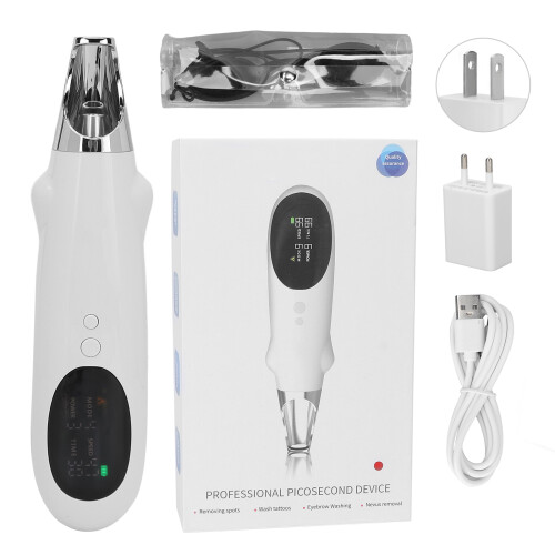 (US Plug) Rechargeable Red Light Laser Mole Remover