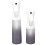 2x 300ml/200ml Nachfüllbare Sprayflaschen Grau-Verlauf 1