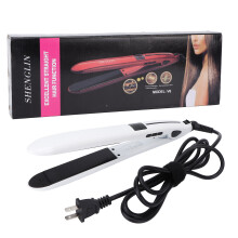 (US Plug) LCD Temp Adjustable Ceramic Flat Iron Hair Straightener