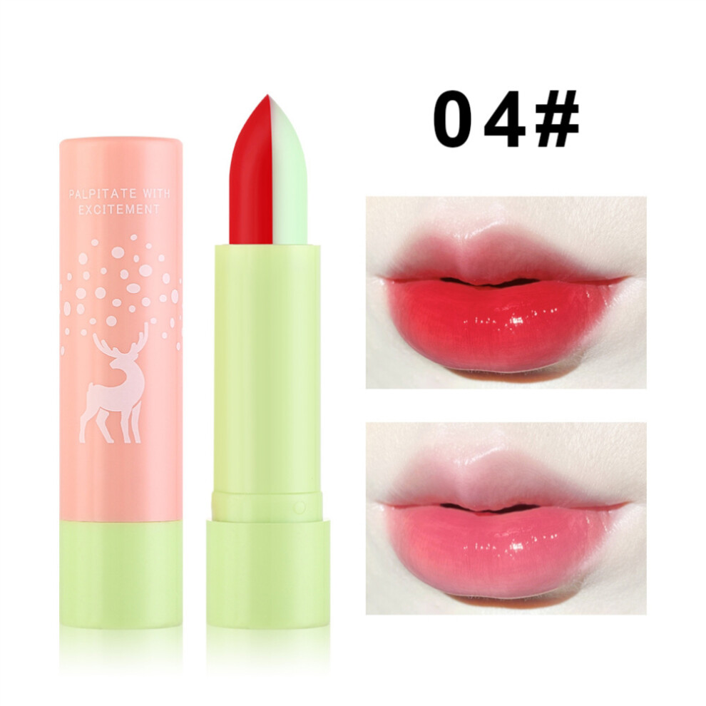 Macaron Color Changing Jelly Lipstick Dual Color Moisturizing Gloss