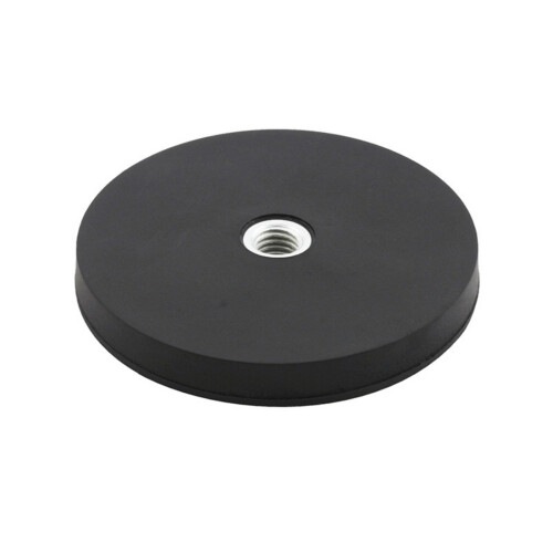 Heavy Duty Rubber Wrapped Magnet Mounting-5mm Flat screw hole