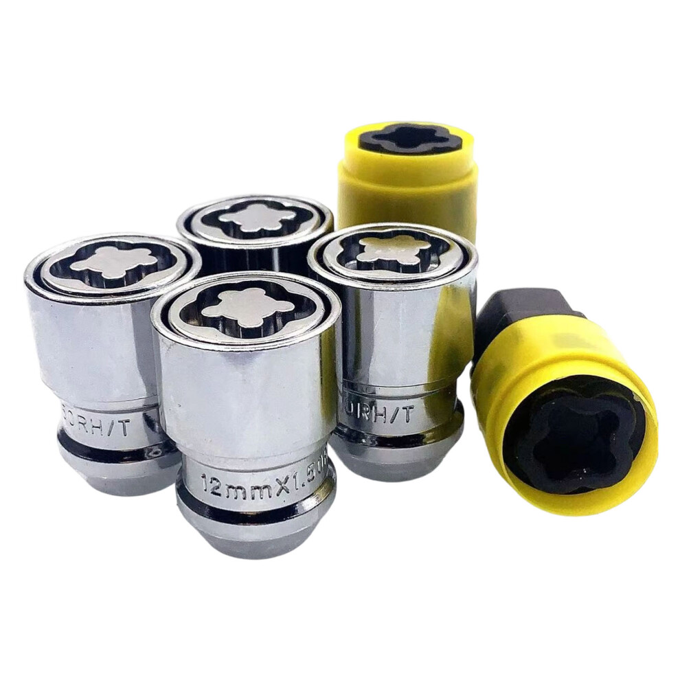 Premium Antitheft Lock Lug Nut Set Carbon Steel-M14x1.5 7754000217618