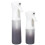 2x 300ml/200ml Nachfüllbare Sprayflaschen Grau-Verlauf 2