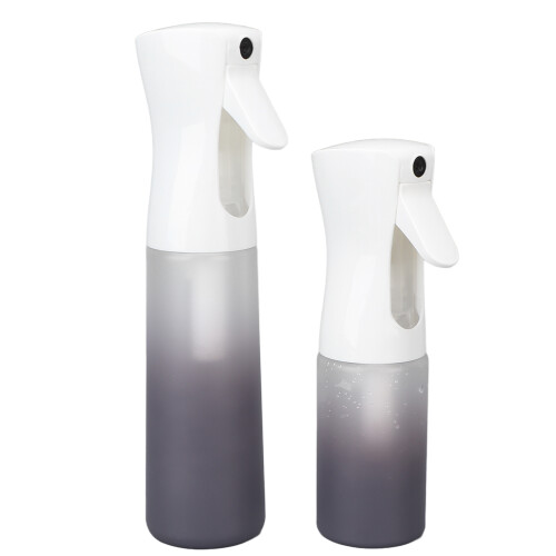 2x 300ml/200ml Nachfüllbare Sprayflaschen Grau-Verlauf 1