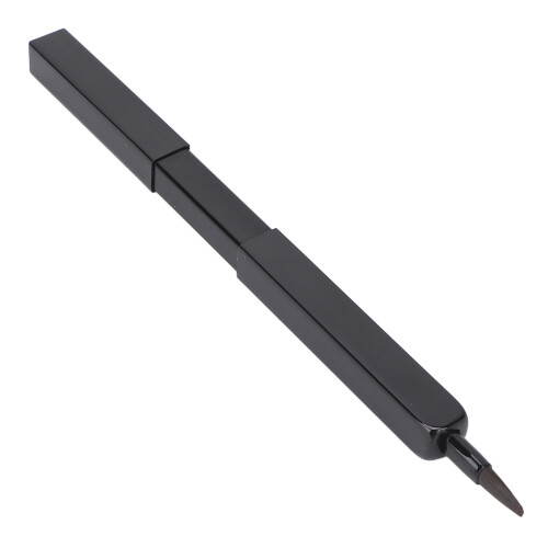 (Black) Opvouwbare Lipborstel Zilver 2