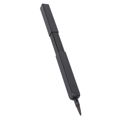 (Black) Opvouwbare Lipborstel Zilver 1