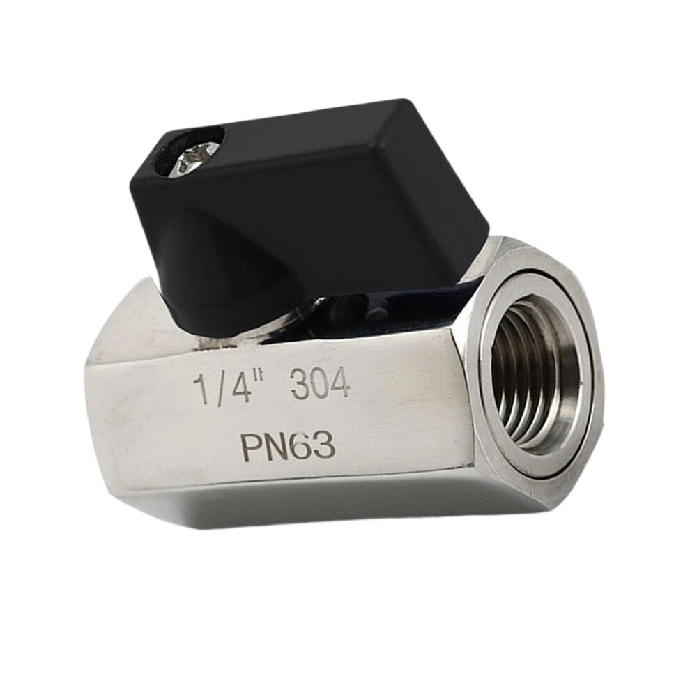 304 Stainless Steel Mini Ball Valves 1/4Inch-Double Inner Wire 7754000217502