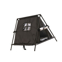 Tente pour chats par temps froid, abri imperméable pour-Noir