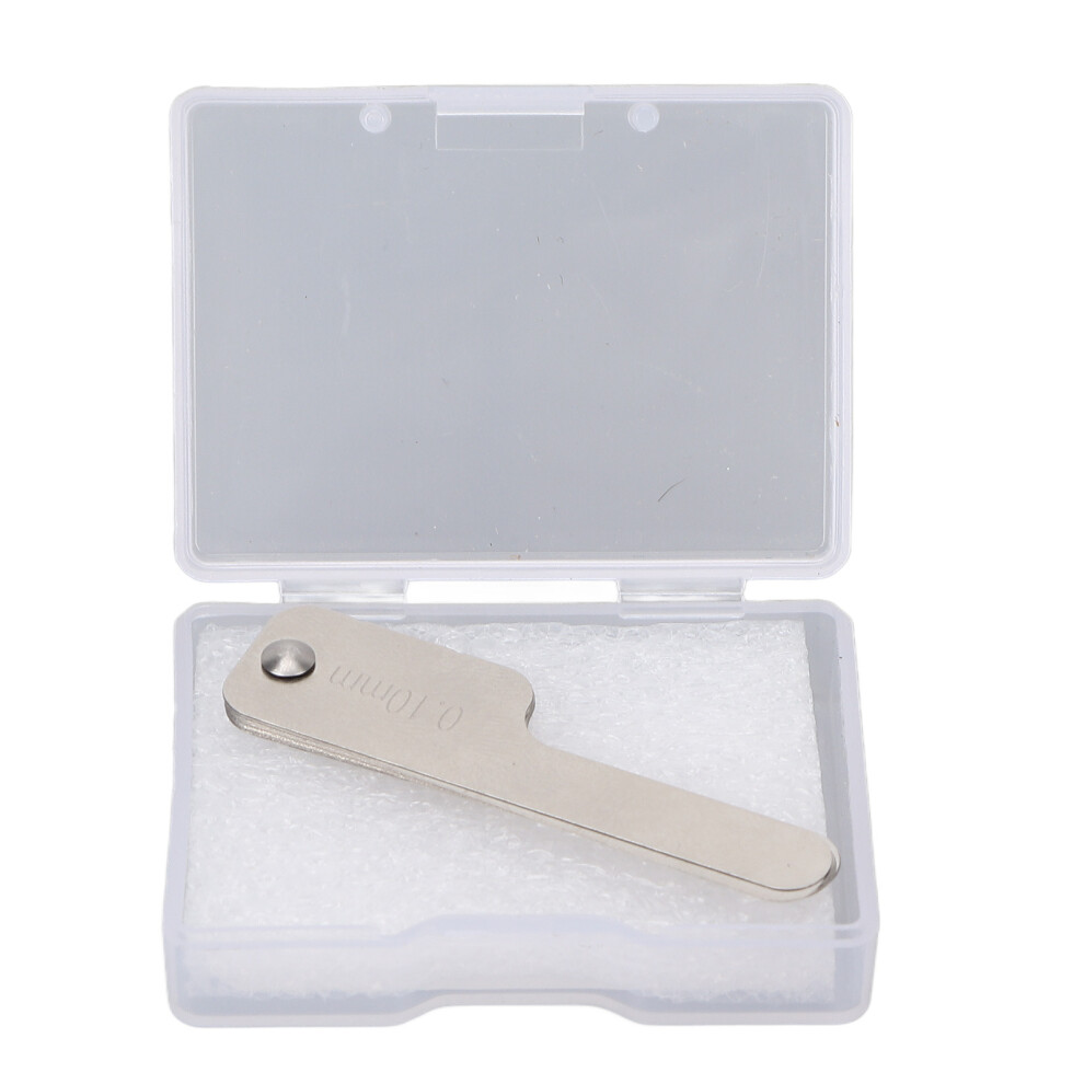 7 Blade Dental Feeler Gauge Stainless Steel Gap Measuring Tool