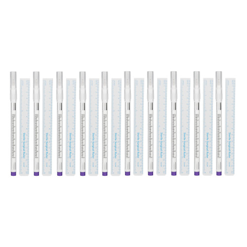 10 Set Pennarello Sopracciglia 0.5mm con Righello 2
