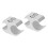 Aluminium Stepper Wheelchair Pipe Holder Clamp Joint 2