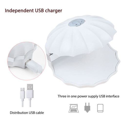 Tragbare UV-LED-Nageltrockner Gel-Lampe USB 2