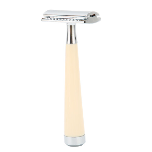 (Beige) Manual Double Edge Safety Razor Beige 2