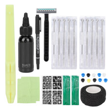 (1RL) Professionelles Handtattoo-Stift-Set DIY für Anfänger