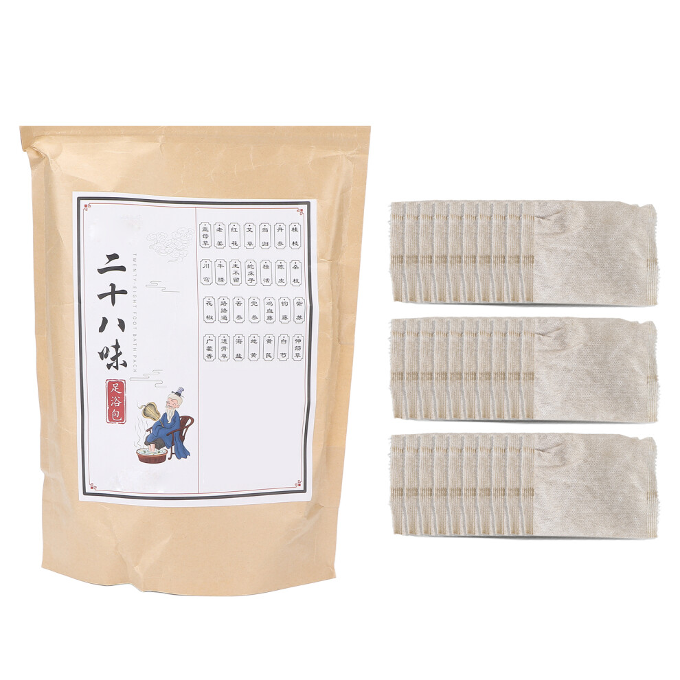 30 Packs Wormwood Foot Soak Bag Soften Calluses Herbal Therapy