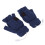 Blaue USB-Heizhandschuhe Fingerlos Winterwarm 5