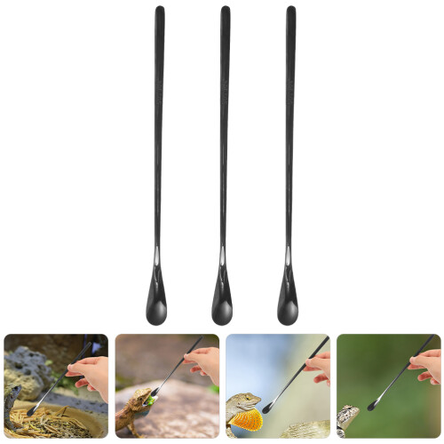 3Pcs Reptil Spatel Mat Rör 2
