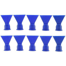 (As show, One size) Wave Shape Silicon Cone For Caulking Spare Part Nozzle Spray Tip For Sealant Dispenser Syringe Acce