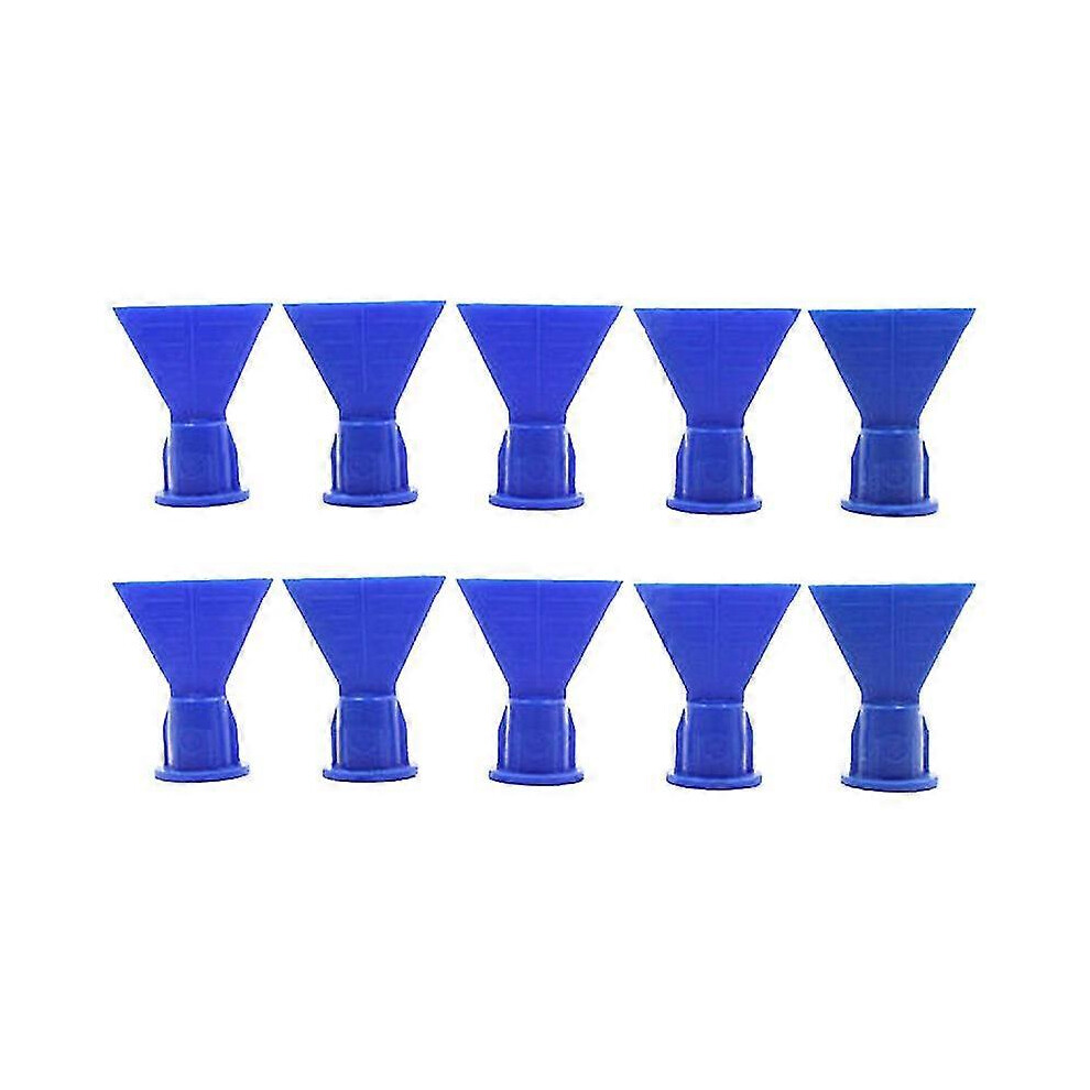 Kikidex (As Show, One Size) Wave Shape Silicon Cone For Caulking Spare Part Nozzle Spray Tip For Sealant Dispenser Syringe Acce