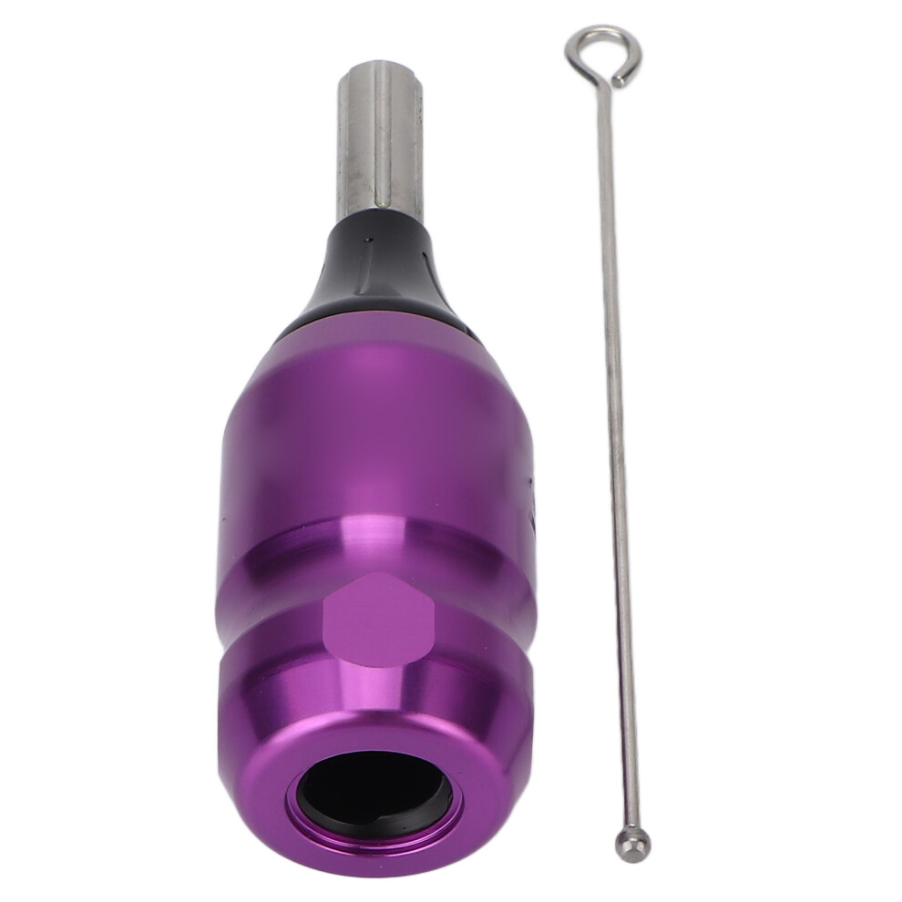 Purple (Purple) Tattoo Cartridge Grip Aluminum Alloy Adjustable 95Mm