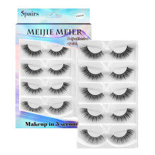 5 Pairs Reusable Eyelashes No Glue Natural Look Gift for Women
