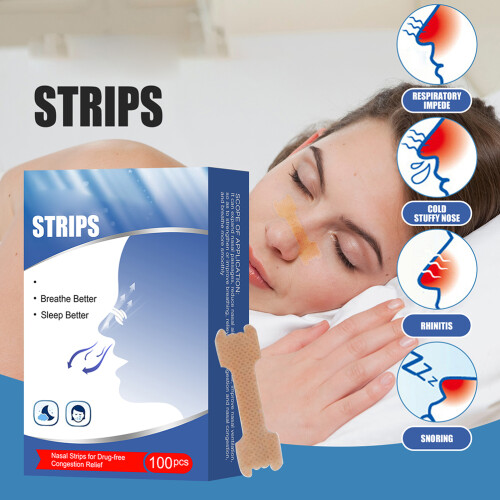 100 strisce nasali respiranti antirussamento 2