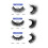 5 Paar Selbstklebende Wimpern mit Lockenstab 3