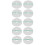 10x Oval Sensorabdeckungen wasserdicht mit Klebeband 4