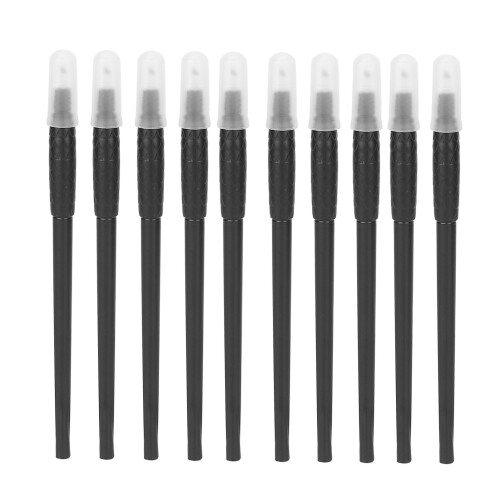 10Stück Einweg Microblading Tattoo Stift Edelstahl Augenbraue Lippe
