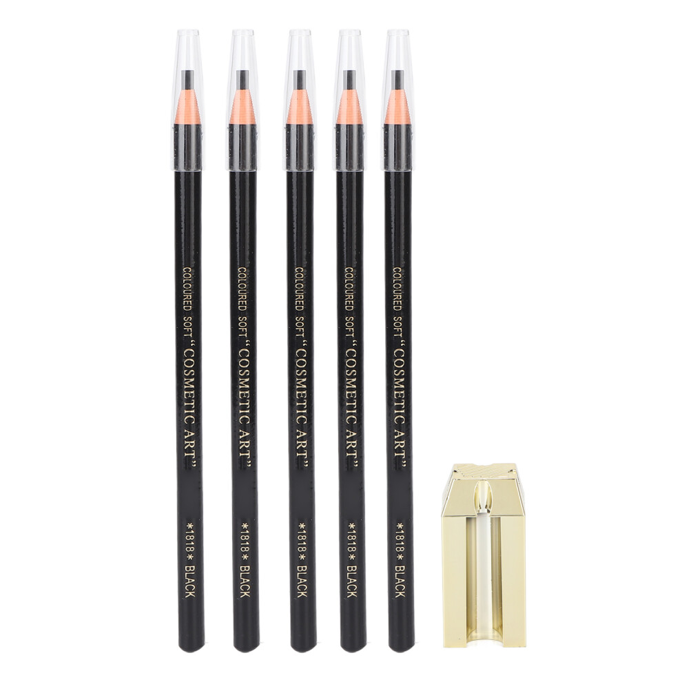 Black ( Eyebrow Pencil) 4 In 1 Duckbill Eyebrow Sharpener Set Cosmetic Shaping Tools
